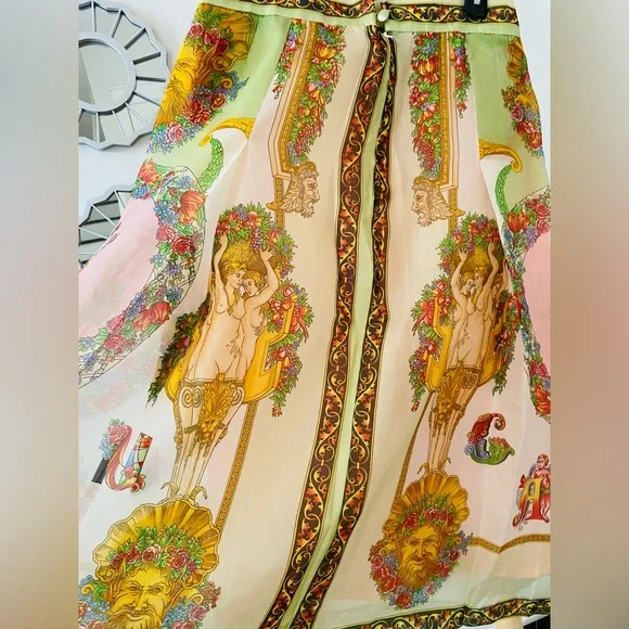 Versace Baroque Atelier skirt - one of a kind, no label, hand stitched - Picture 5 of 11